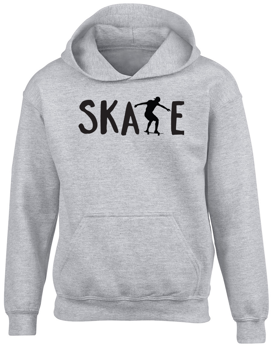 Skate Boys Girls Kids Childrens Hooded Top Hoodie eBay